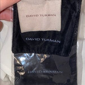 David Yurman Wrapping Set- bag and two cloths